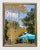 Vintage 1970's Gloria Eriksen Wall Etched Mirror With Trees and Birds For Sale - Image 4 of 13