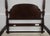Traditional Stickley Rice Carved Mahogany Queen Size 4 Post Bed For Sale - Image 3 of 18