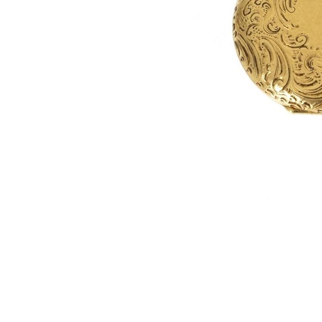18K Gold Pendant Photo Frame, 19th Century For Sale - Image 3 of 6