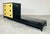 Black Renzo Rutili Style Yellow and Black Campaign Chest of Drawers With Low Bench For Sale - Image 8 of 10