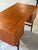 1960s Vintage Danish Teak Executive Desk Mid Century Modern Scandinavian 6 Drawer For Sale - Image 5 of 10