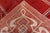 Doris Leslie Blau 1940s Vintage European Art Deco Rug in Crimson & Ivory For Sale - Image 9 of 9