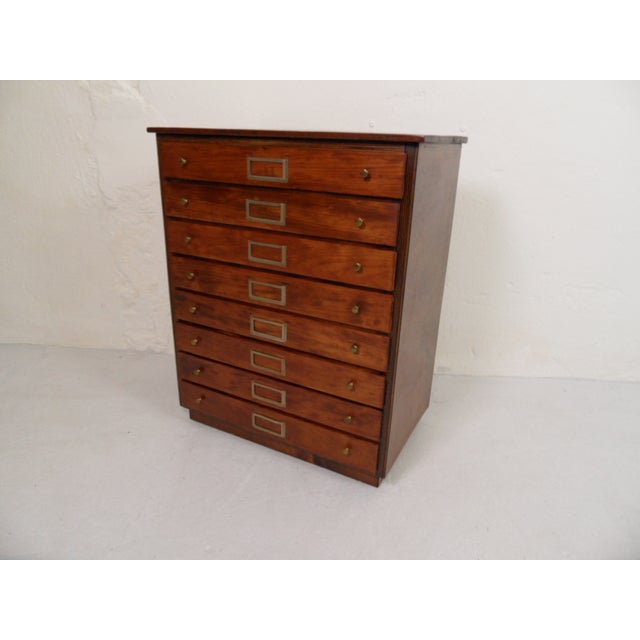 Antique Watchmakers Filing Cabinet with Drawers, 1920s For Sale - Image 10 of 11