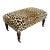 George Smith Standard Style Leopard Ottoman For Sale