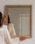 Carved oak window-pane mirror in Weathered Honey Oak. Its weathered honey oak finish sets off mullioned glass panes,...