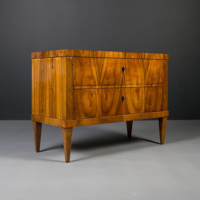 Antique German Biedermeier Chest of Drawers, 1800s For Sale - Image 4 of 13