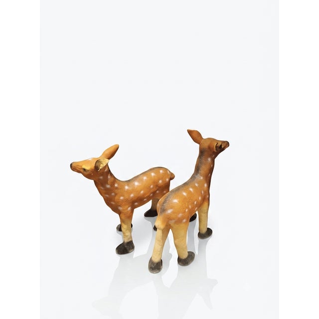 Vintage Large-Scale Acrylic Deer Figurine, 1950s For Sale - Image 4 of 5