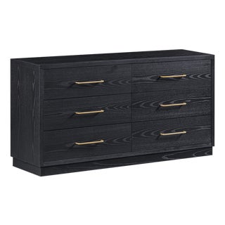 Marlow Black Wood Dresser For Sale