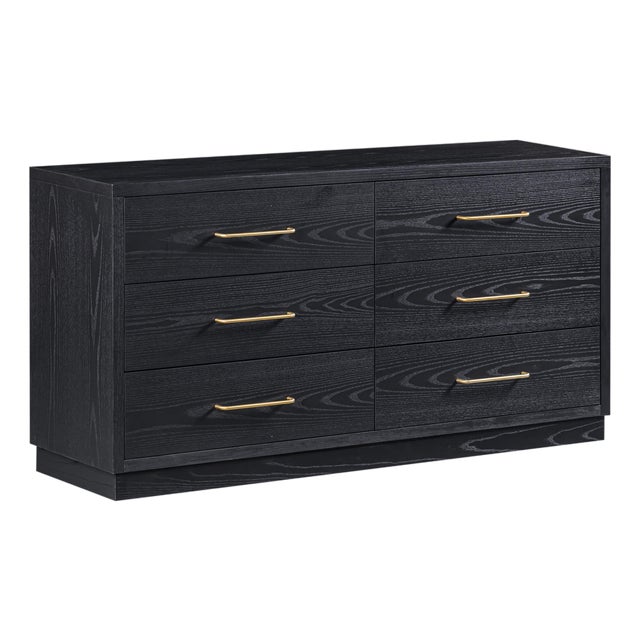 Marlow Black Wood Dresser For Sale