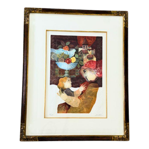 2003 Alvar Suñol Munoz-Ramos, Embossed Lithograph, Signed and Numbered Print, 16/250, "Maternitat, Naturi 1 Pau"