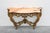Red Louis XV Rococo Style Carved Gilt Console Table with Rose Marble Top, Italy, 1950s For Sale - Image 8 of 16
