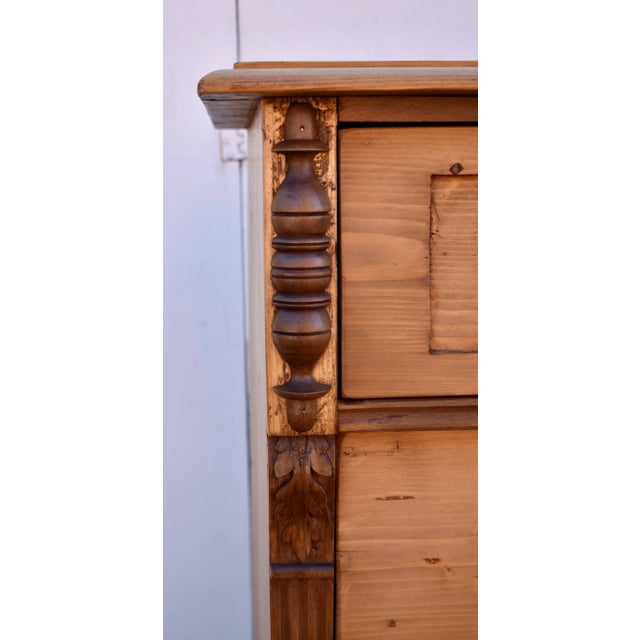 Pine Chest of Five Drawers, Hungary, Circa 1890 For Sale - Image 9 of 12