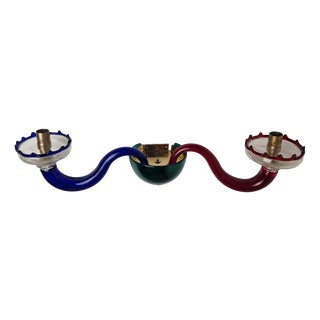 Stained Glass Wall Light by Gio Ponti for VeArt For Sale
