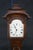 Brown Vintage Chapman Federal Revival Mahogany Longcase Grandfather Case Clock Spain For Sale - Image 8 of 18