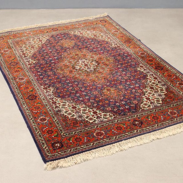 Tabriz Rug in Cotton, Wool and Silk For Sale - Image 8 of 8