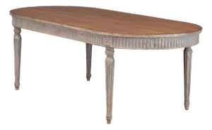 Matthew Izzo Home Cassis Pine Wood Dining Table
