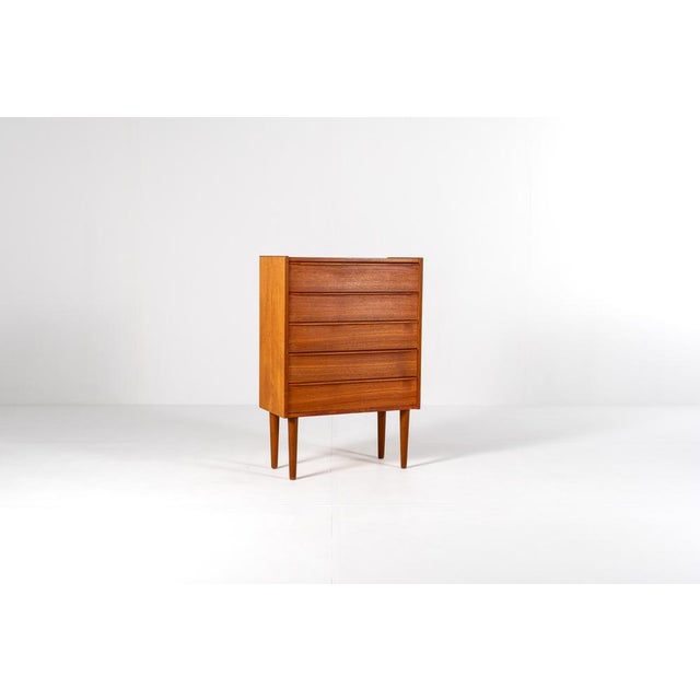 Vintage Teak Chest of Drawers, 1960s For Sale - Image 5 of 14