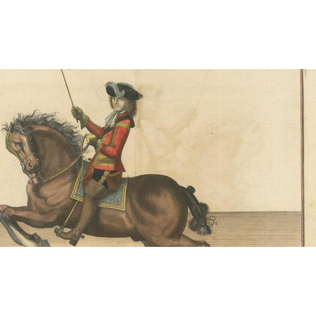 William Cavendish, Dressage Capriole Engraving after Newcastle, 1700, Engraving For Sale - Image 9 of 13