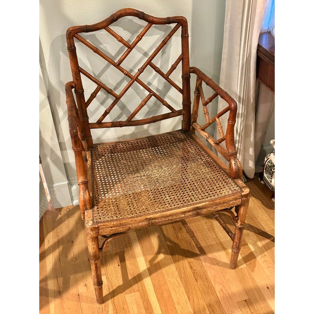 If you love this style of chair, but want the real deal, this is it. This Chinese Chippendale style chair ( often called...