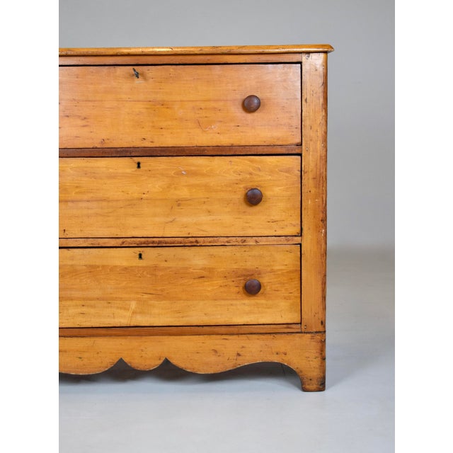 Antique Pine Chest of Drawers, Late 19th C. For Sale - Image 13 of 13