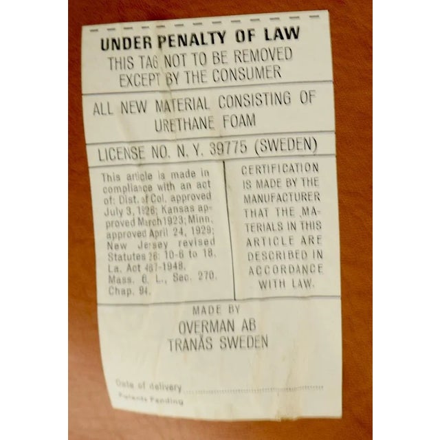 High Back Swivel Dining Chairs by Overman Sweden - Set of 4 For Sale - Image 12 of 12