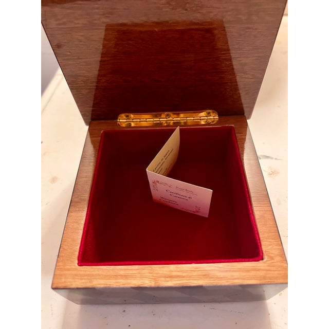 Contemporary Contemporary Biagio Barile Handcrafted Wooden Box For Sale - Image 3 of 5