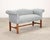 Chippendale Georgian Chippendale Style Mahogany Upholstered Window Bench For Sale - Image 3 of 18