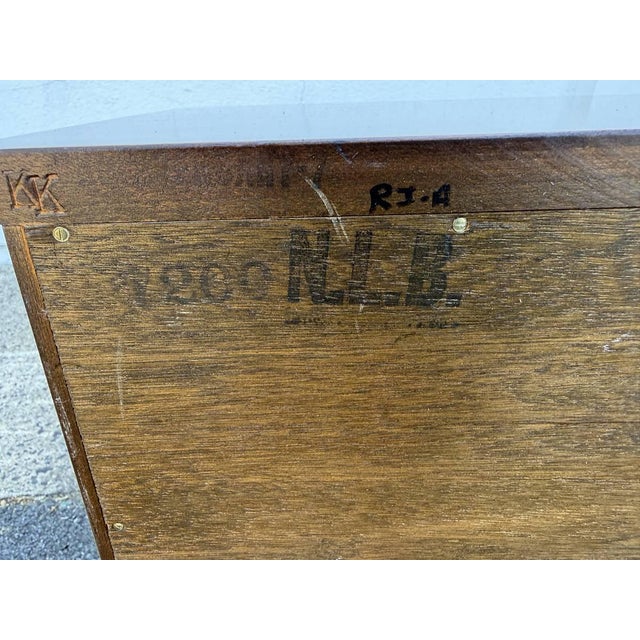 Brown Late 20th Century Pair of Chippendale Style Dark Stained Mahogany Nightstands For Sale - Image 8 of 16