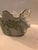 Ceramic Vintage Scalloped Edged Kelly Green Jardiniere Cache Pot For Sale - Image 7 of 11