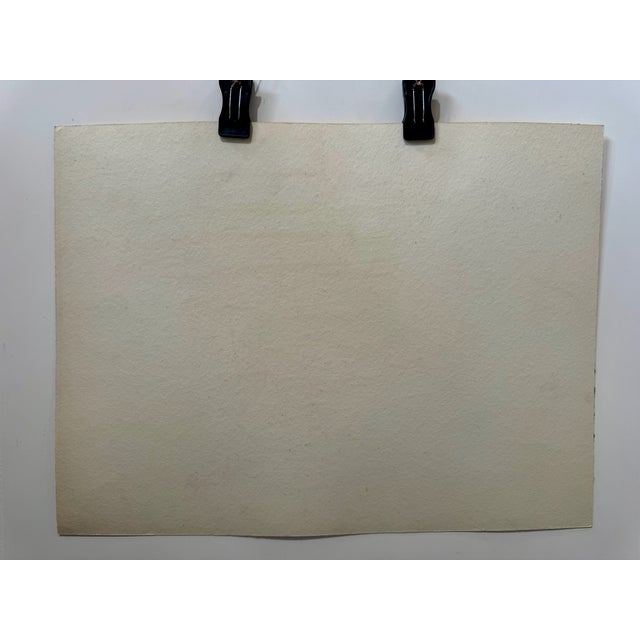 Henry Emil Salloch Original Watercolor on Paper Chebogue Point, Ns, Canada. 1953. For Sale In Atlanta - Image 6 of 7
