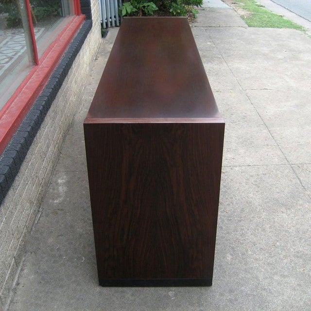 Wood 1960s Vintage Mid-Century Modern Dyrlund Rosewood Credenza For Sale - Image 7 of 9