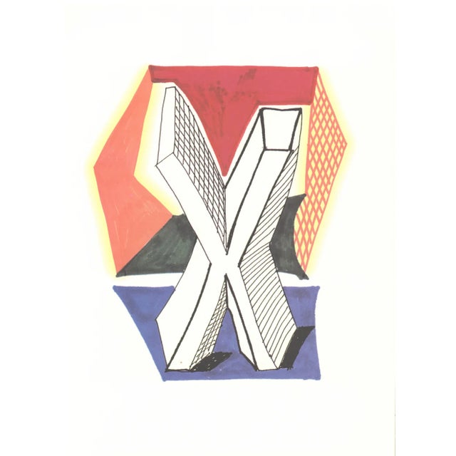 1991 'X' From 'Hockney's Alphabet' by David Hockney For Sale