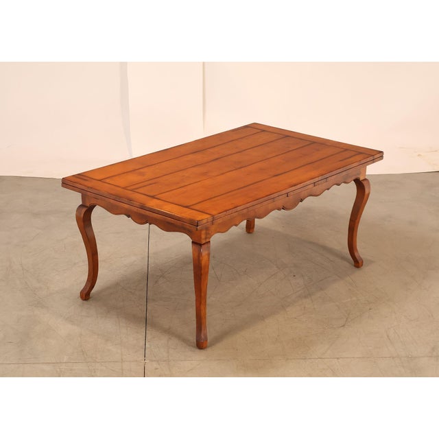 High Quality Italian Made Baker Furniture Milling Road Extension Dining Table Featuring Solid Maple And Maple Veneer...