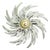 Vintage Designer Silver Pearl Brooch 1960s For Sale