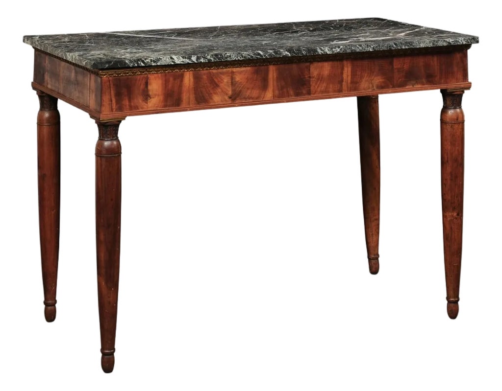 Early 19th C. French Marble Top Console | Chairish
