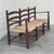 Contemporary Antique French Provincial Radassier Bench in Oak with Rush Seat, France For Sale - Image 3 of 16