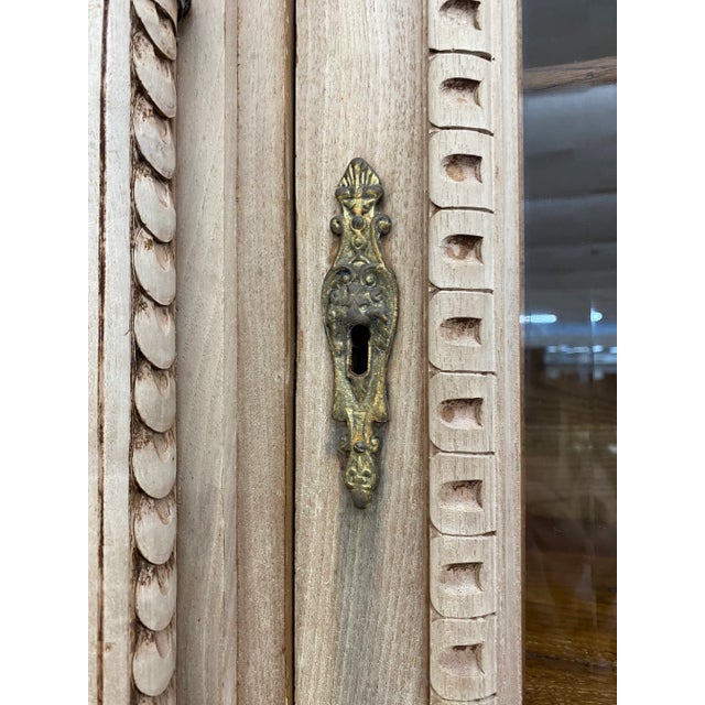 19th Century French Renaissance Bleached Walnut Cabinet For Sale In Atlanta - Image 6 of 13