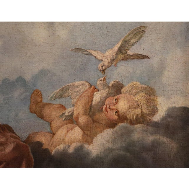 Noël Hallé, Venus and Cupid, 1760, Oil on Canvas For Sale - Image 4 of 16