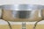 Vintage Hammered Aluminum Chafing Dish Server W/ Pyrex Glass Insert Dogwood Legs For Sale - Image 11 of 14