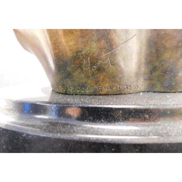 Impressionist Frederick Hart the Muse Suite "Theatre" Bronze Sculpture With Granite Base For Sale - Image 3 of 11