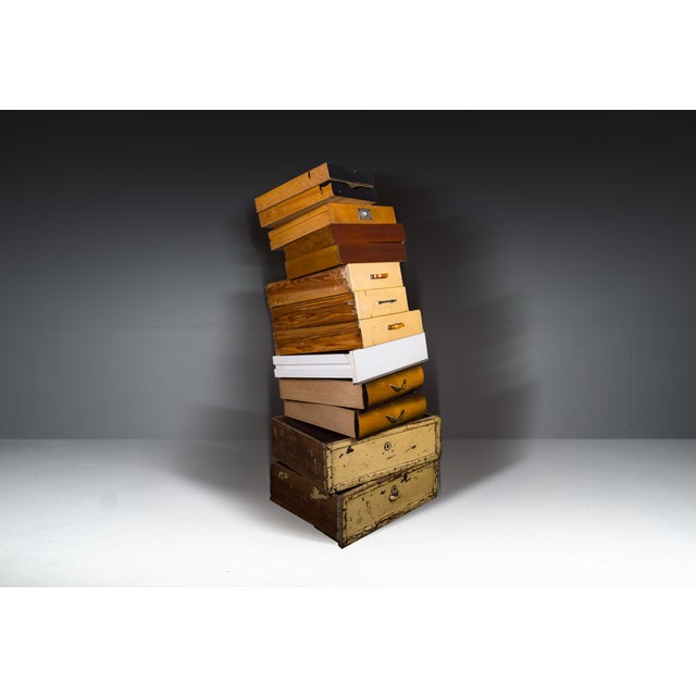 Metal,Plastic and Wood Drawers For Sale - Image 13 of 16