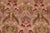 Shabby Chic Floral 1990's Pak-Persian Green/Pink Wool Rug - 6'2'' X 9'7'' For Sale - Image 3 of 9