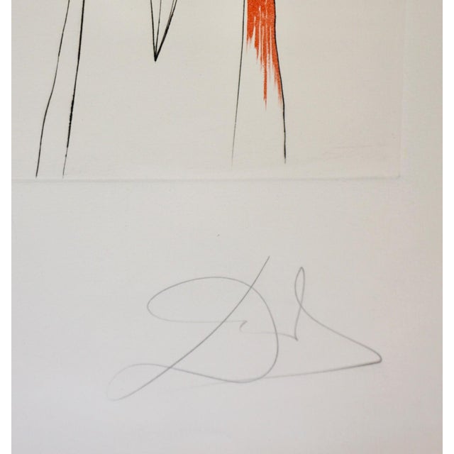 Surrealism 1970s Dali Conquest Cosmos Last Comer Last Planet H/Sig Numb Dali Archives Certified For Sale - Image 3 of 5