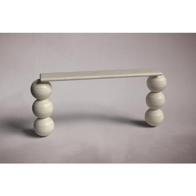 Crafted and hand-finished from Travertine. Travertine can be honed and polished for a matte finish that enhances the...