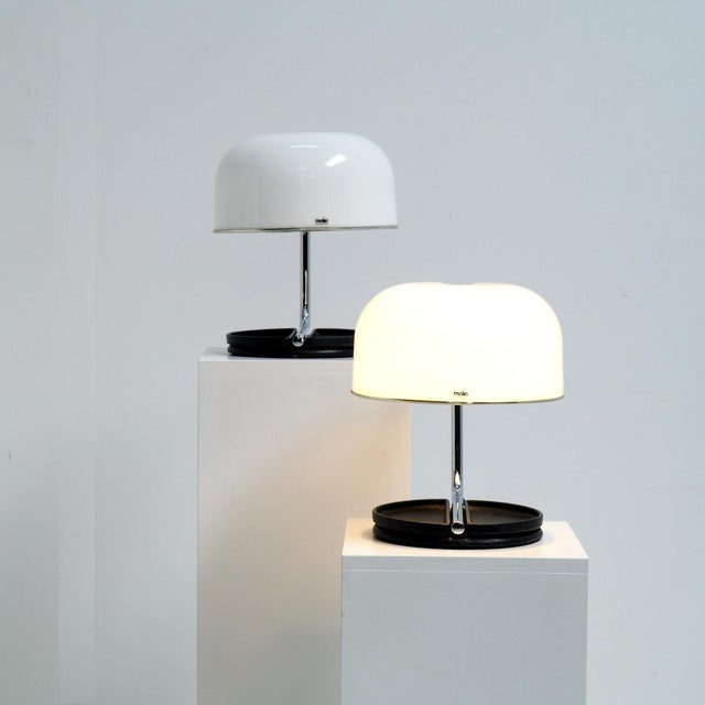 Space Age Molin Model Gum Table Lamps, Italy, 1970s, Set of 2 For Sale - Image 4 of 14