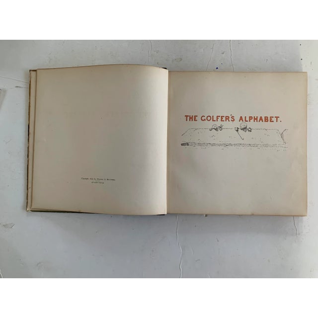 1898 The Golfer’s Alphabet by A. B. Frost, For Sale In New York - Image 6 of 7