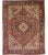 Hand Knotted Vintage Persian Heriz Rug 9'9"x 7'9" For Sale