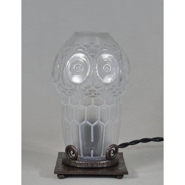 ROBJ 1920s French Art Deco Night Lamp Insence Burner by Robj France For Sale - Image 4 of 12