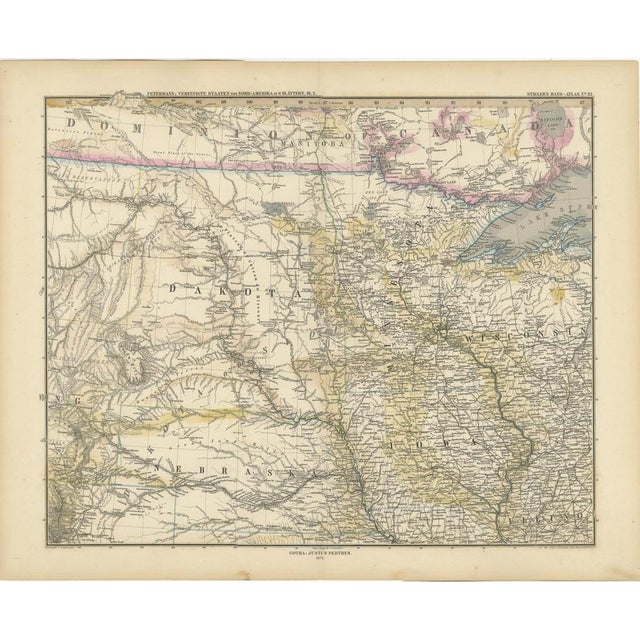 Antique Maps of the Region of Oregon, Set of 2 For Sale - Image 3 of 6