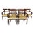 Set of Six (6) Regency Style Dining Chairs For Sale